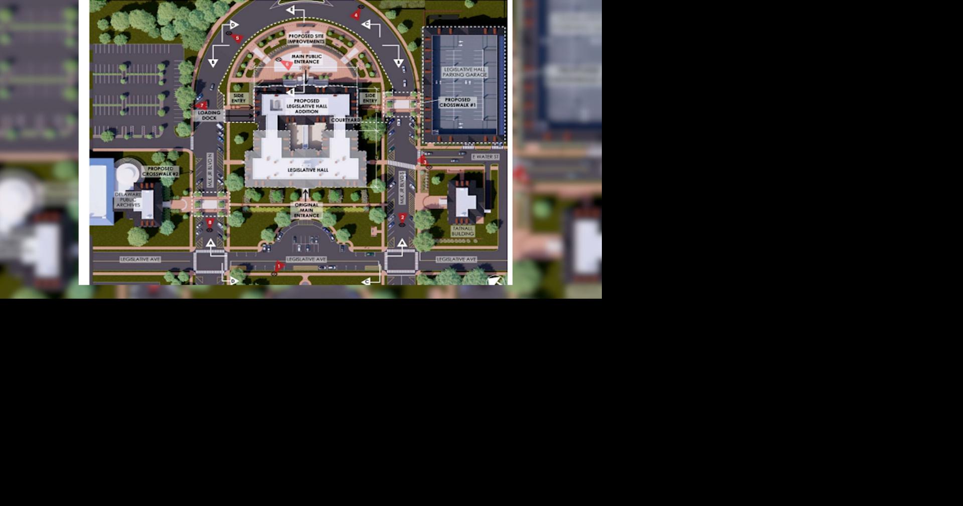 Legislative Hall parking garage and renovation plans move forward