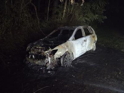 Stolen Car Fire Investigation