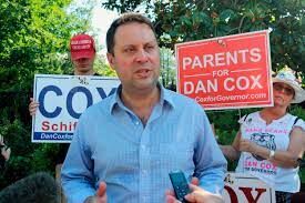 GOP gubernatorial nom. Dan Cox