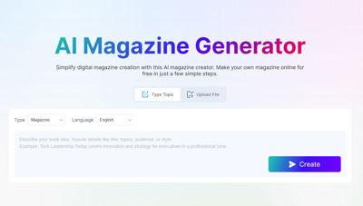 FlipHTML5 Launches an AI Magazine Creator for Effortless Digital Publishing