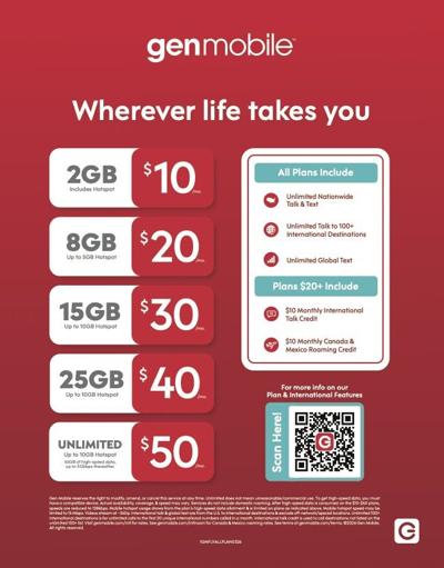 Gen Mobile Increases Data and Not Costs Across Popular Plans