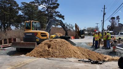 Culvert replacement project on Beebe Road