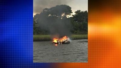 Seven People Rescued After Ocean City Pontoon Fire