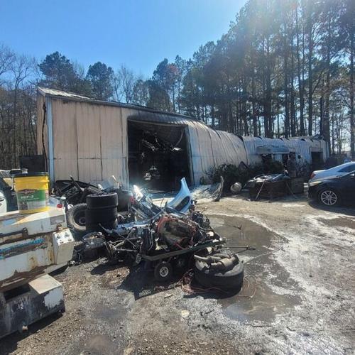 3rd Alarm Fire at Cambridge Auto Salvage Yard