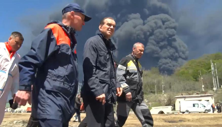Russia Ukraine Oil Attacks
