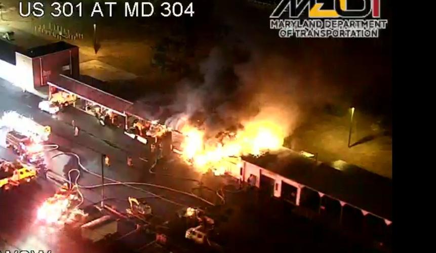 MDOT Centreville Fire Response