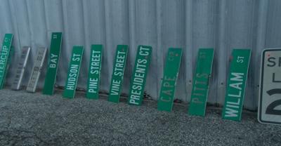 Old Berlin Street Signs