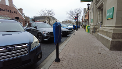 Lewes parking meters covered