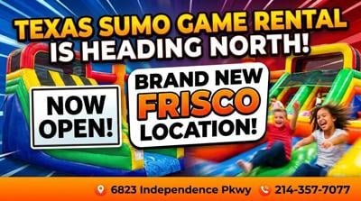 Texas Sumo Game Rental Brings the Fun North with a New Frisco, TX Location