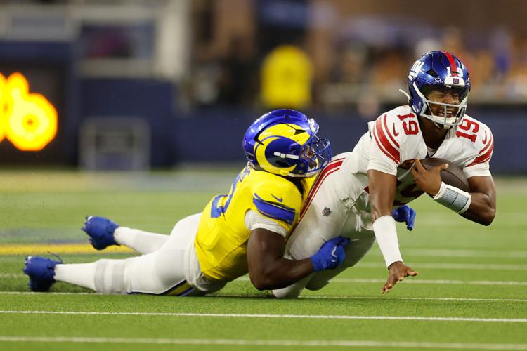 APTOPIX Giants Rams Football