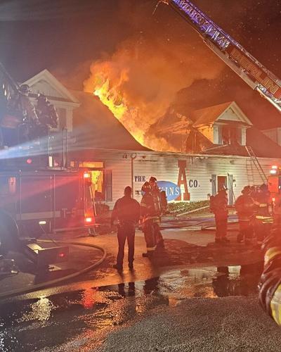 Adkins Company Destroyed in Early Morning Fire