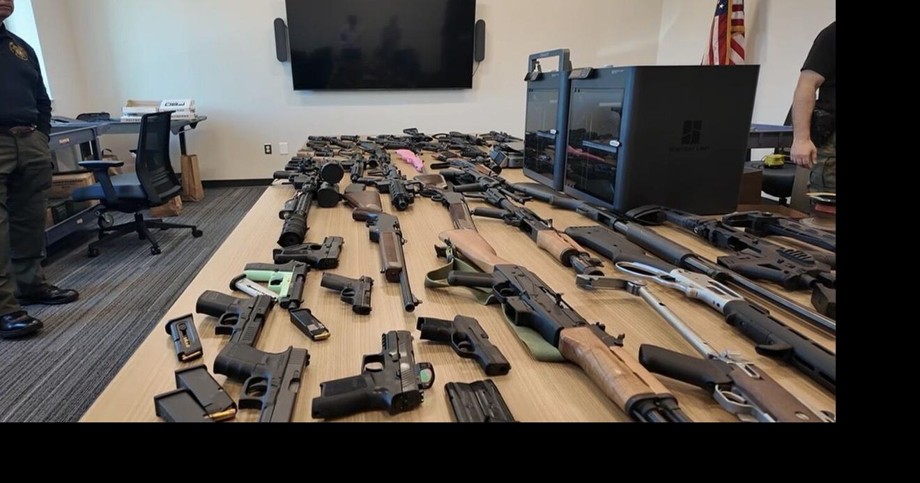Wicomico County Sheriff's Office seizes 50+ guns, many believed to be 3D printed