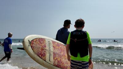 Kid with Surfboard
