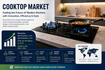 Cooktop Market Growth Accelerates as Smart and Energy-Efficient Cooking Gains Momentum