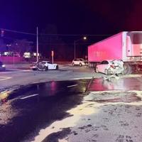 Crash involving tractor trailer hospitalizes multiple in Easton