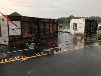 Storm Winds Cause Power Outages, Damage Delaware Electric Cooperative Headquarters
