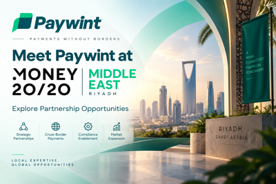 Meet Paywint at Money20/20 Middle East in Riyadh & Explore Partnership Opportunities