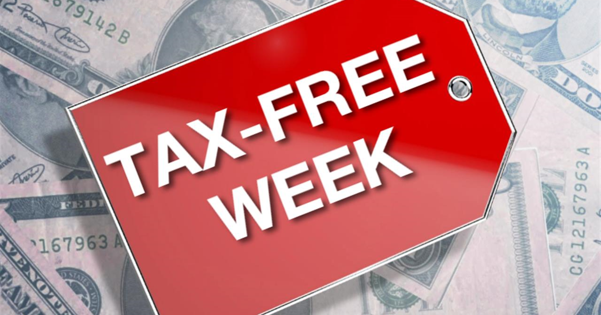 Tax Free Week Maryland 2025