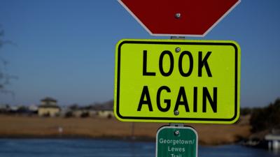 Look Again Sign