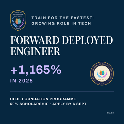 The $300,000 job nobody certifies: AIU.ac launches first standard for the Forward Deployed Engineer