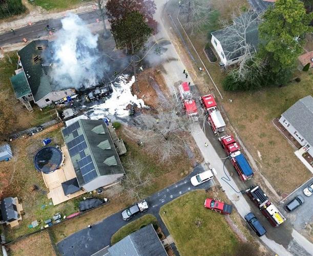 Sherwood Forest Fire Aerial Pic