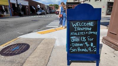 Ironman Athletes Sign in Cambridge