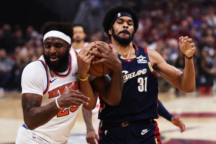 APTOPIX Knicks Cavaliers Basketball