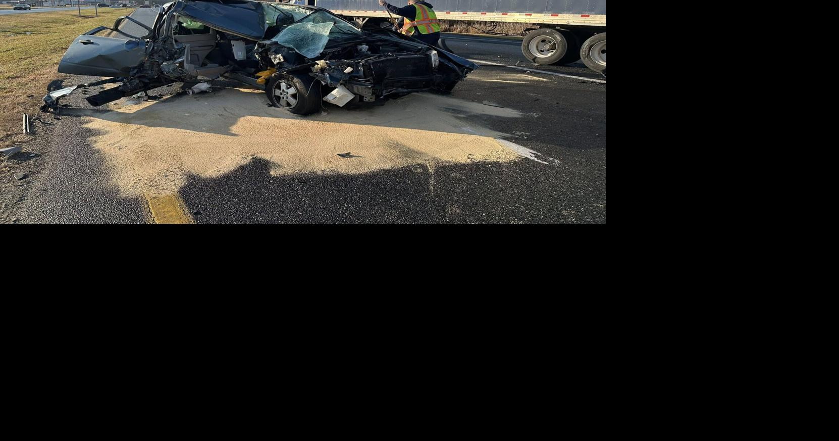 Crash involving tractor trailer briefly snarls traffic on Rt 13 in ...