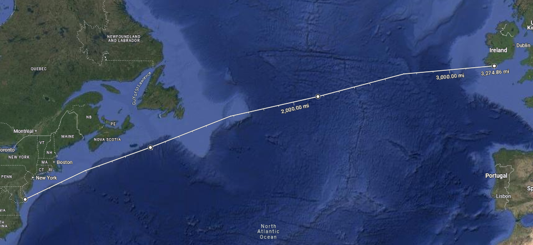 Ocean City to Ireland