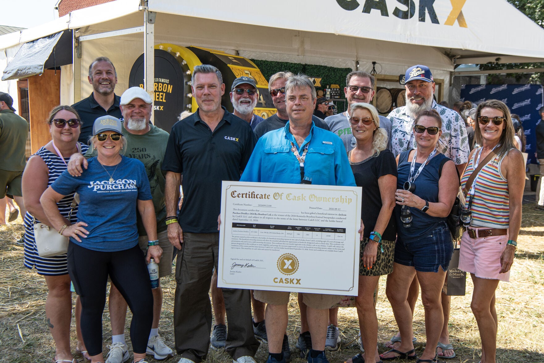 CaskX Awards Full Bourbon Barrel During Record-Setting Kentucky Bourbon Festival Weekend