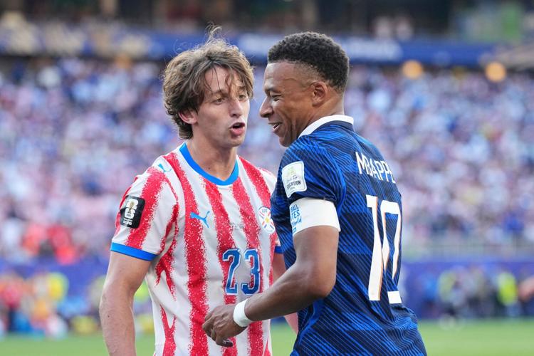 Paraguay France WCup Soccer