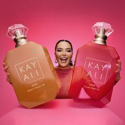 KAYALI Introduces Two New Juicy Additions to its Eden Fragrance Collection: Eden Sweet Peach | 35 Eau de Parfum & Eden Plush Pear | 23 Eau de Parfum