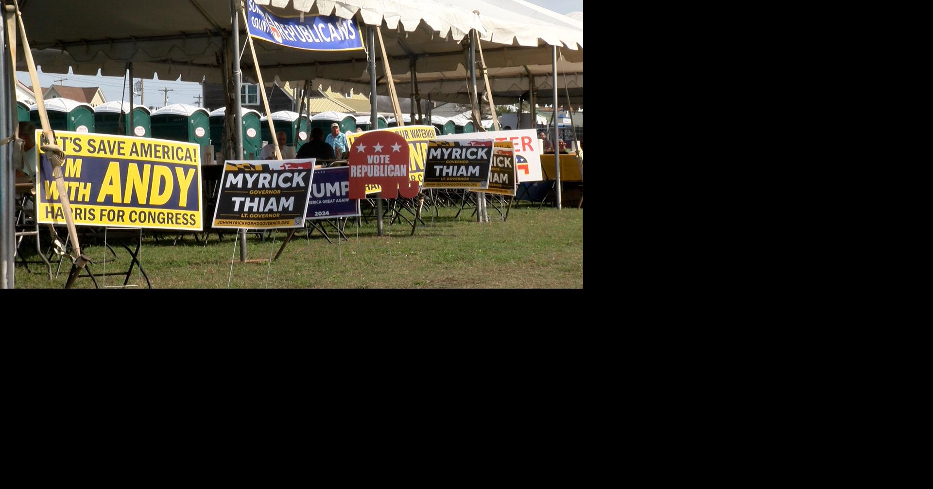 Politics takes center stage at 48th J. Millard Tawes Crab and Clam Bake in Crisfield