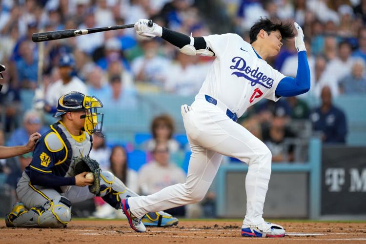 APTOPIX NLCS Brewers Dodgers Baseball