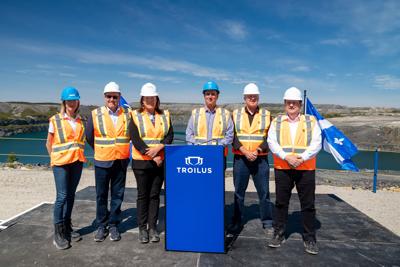 Troilus Welcomes Québec Government Leaders to Its Site for Official Announcement of 70 MW Hydroelectric Power Allocation