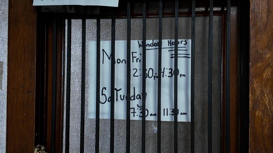 Closed Post Office Window