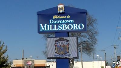 Downtown Millsboro Sign
