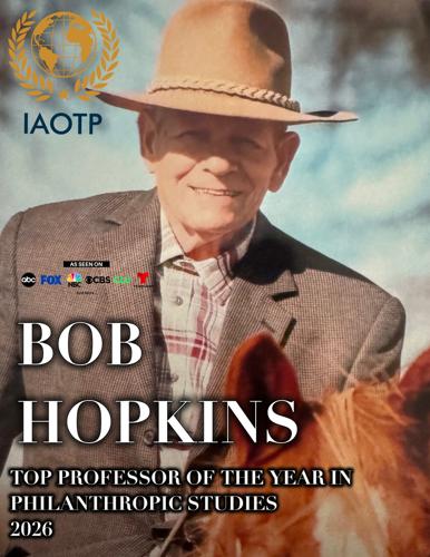Bob Hopkins selected as Top Professor of Philanthropic Studies of the Year by IAOTP