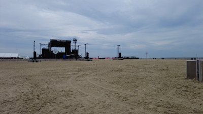 Oceans Calling Stage, No Crowd