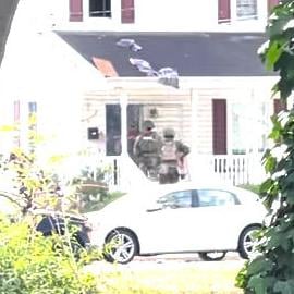 Delmar barricade situation