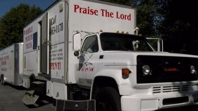 Cambridge Man Offers Services, Baptisms With Mobile Prayer Truck