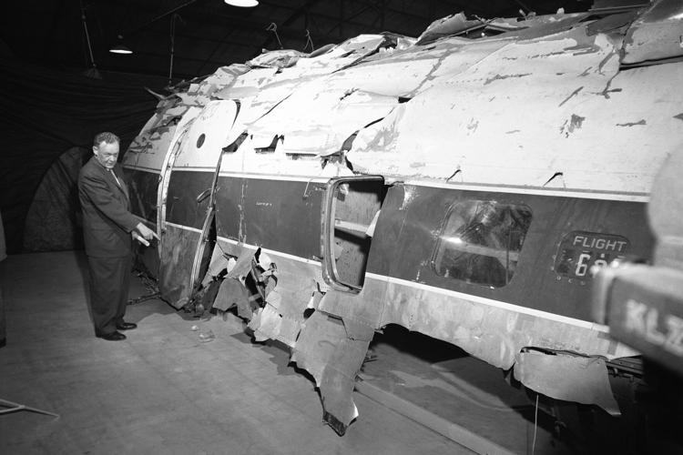 Dynamited Airliner 1955