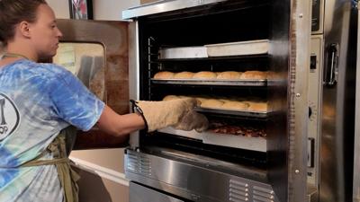 Oven at Baked Desserts Cafe and Gallery