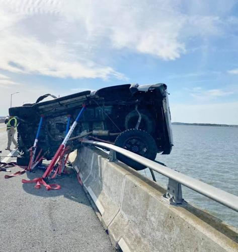 Updated: Eight People, Including Toddler, Injured in Crash on Route 90 Bridge