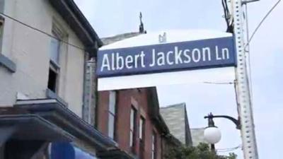 Albert Jackson Street Sign Photo