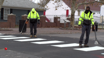 Cambridge completes two raised crosswalks on Pine and Race Streets