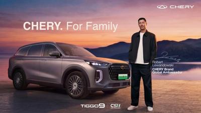 CHERY TIGGO9 CSH Product Film Launched with Robert Lewandowski