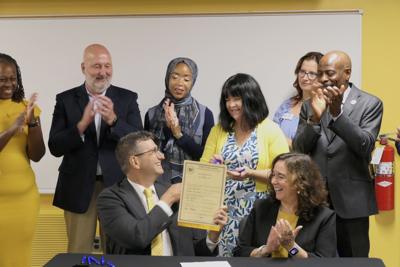 Meyer Education Bill Signing
