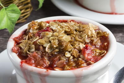 Strawberry Rhubarb Cobbler