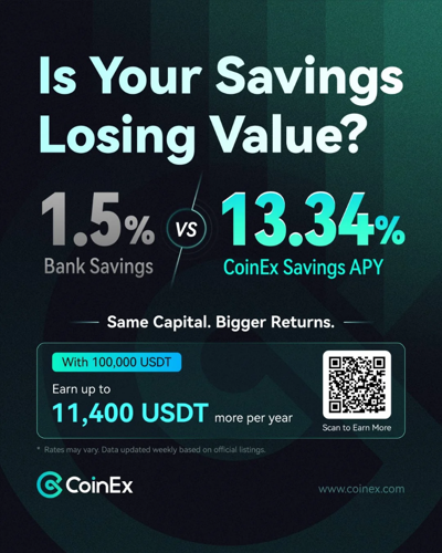 Crypto Savings in 2026: CoinEx Presents Industry-Leading APY Savings Options for Passive Income Strategies